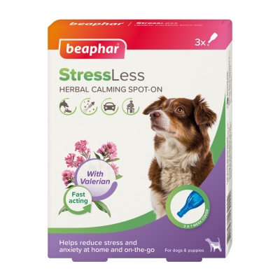 Beaphar Calming Spot On - успокояващи капки за кучета, 3 пипети в опаковка